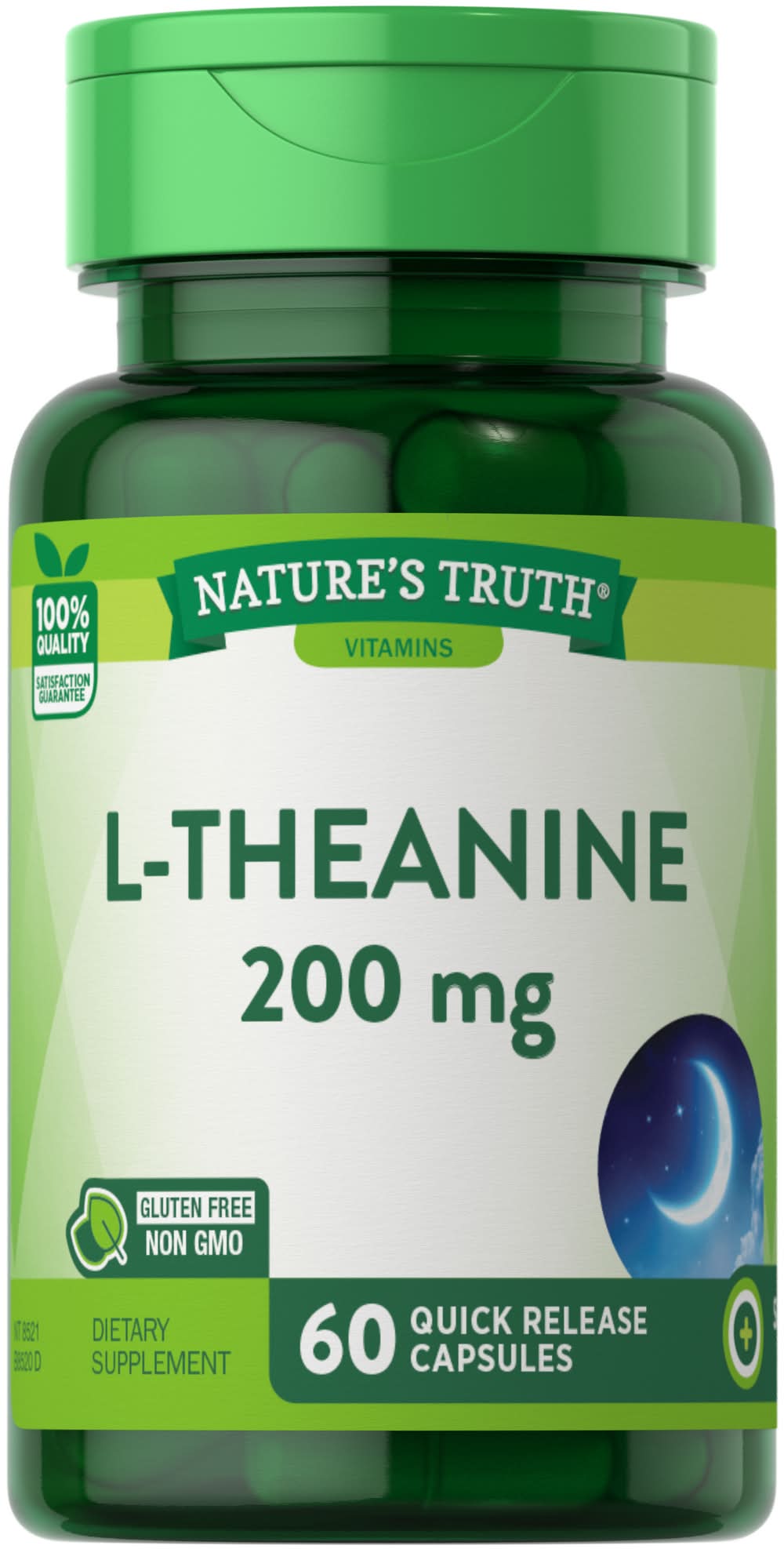 Nature's Truth L-Theanine 200 mg Capsules (1.6 oz)