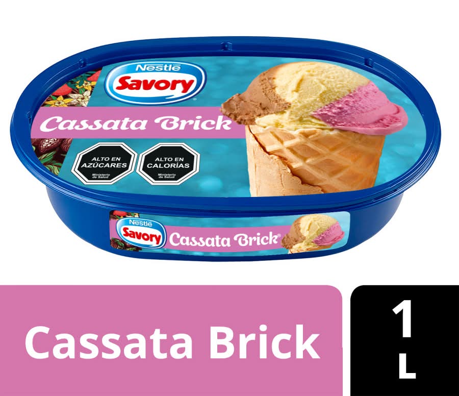 Savory · Helado - Cassata Brick (1 L)