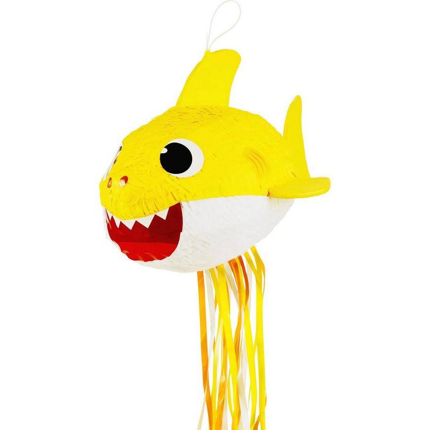 Party City Pull String Baby Shark Pinata, Unisex, Multi