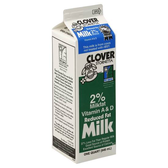 Clover 2% Reduced Fat Milk (1 quart)
