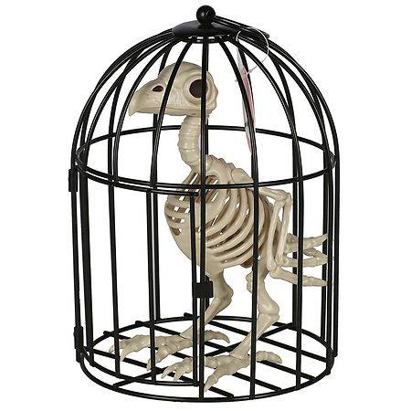 Festive Voice Happy Halloween Bird Skeleton - 1.0 ea