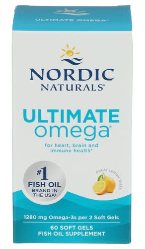 Nordic Naturals Ultimate Omega 1280 Mg Lemon