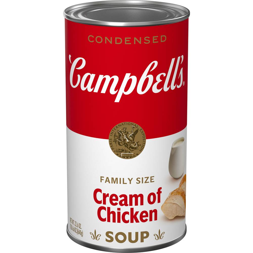 Campbell's Family Size Cream Of Chicken Condensed Soup (22.6 oz)