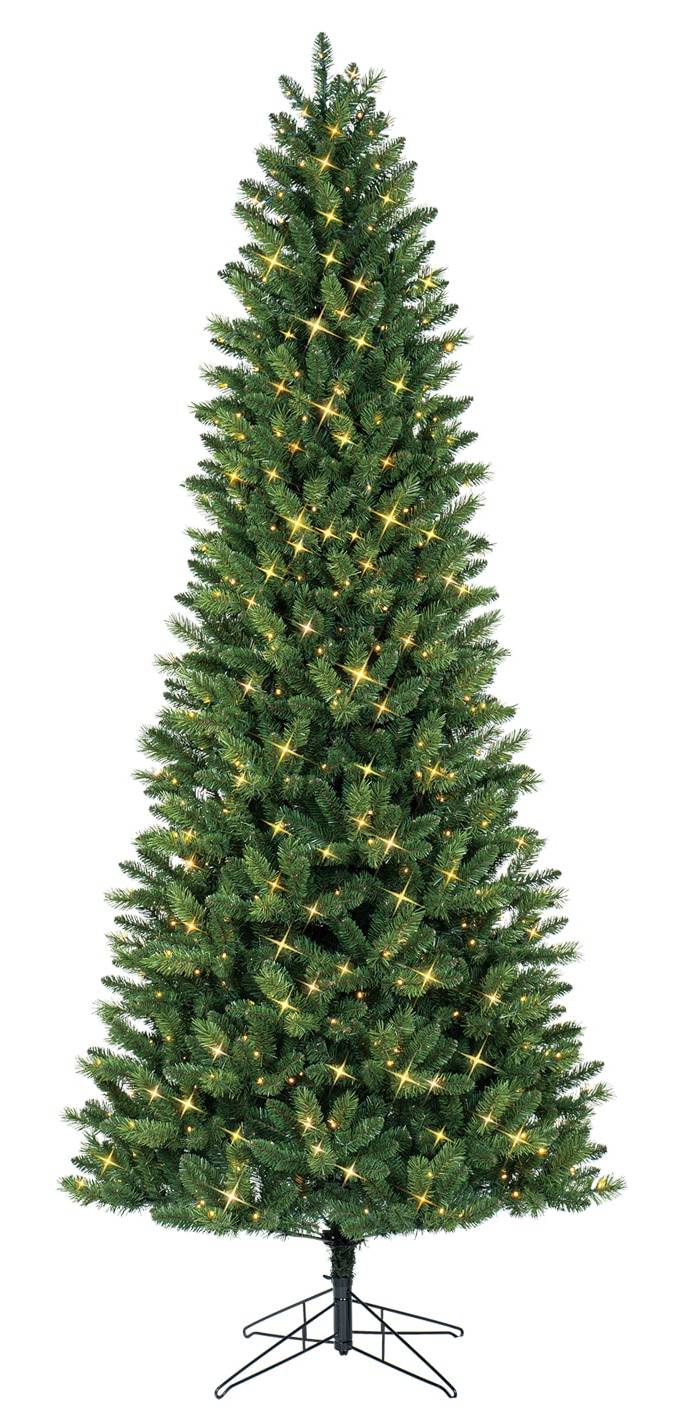 General Electric Lexington Pine Pre Lit Led Artificial Christmas Tree (9ft)