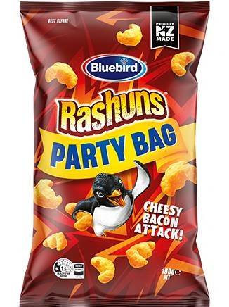 Bluebird rashuns corn snacks 190g