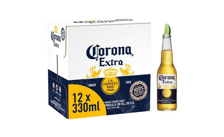 Corona Lager Beer 12 x 330ml Bottles (400145)