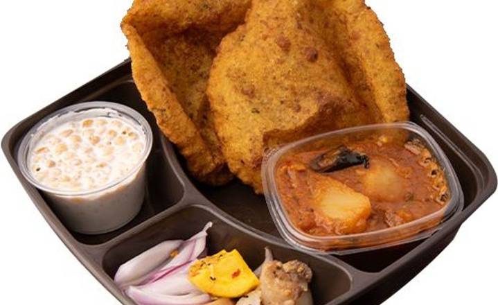 Combo #2 Bedmi Puri with Aloo Bhaji
