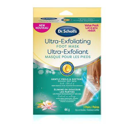 Dr.scholl's Ultra Exfoliating Foot Mask (3 pairs)