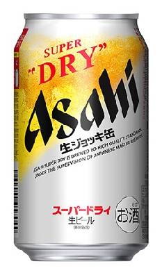 351376：アサヒ スーパードライ 生ジョッキ 340ML缶 / Asahi Super Dry Nama Jyokki