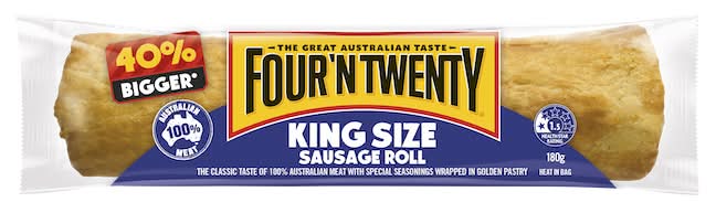 Four 'n Twenty King Size Sausage Roll 180g