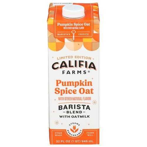 Califia Farms Pumpkin Spice Oat Milk Creamer