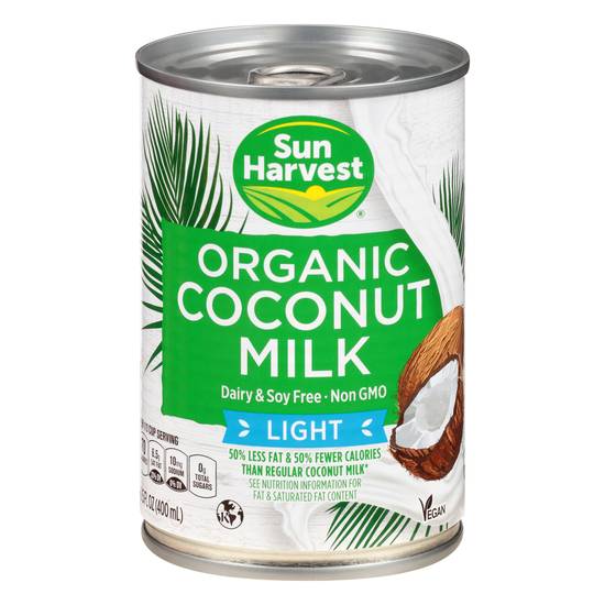 Sun Harvest Light Organic Coconut Milk