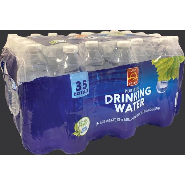 Sunny Select Drinking Water (35ct, 16.9 fl oz)