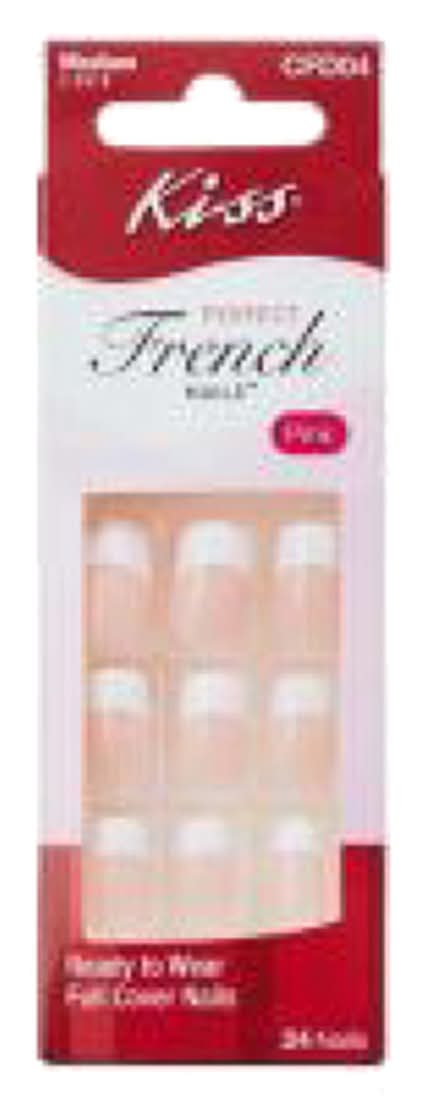 KISS Salon French Nails, Pink (24 ct)
