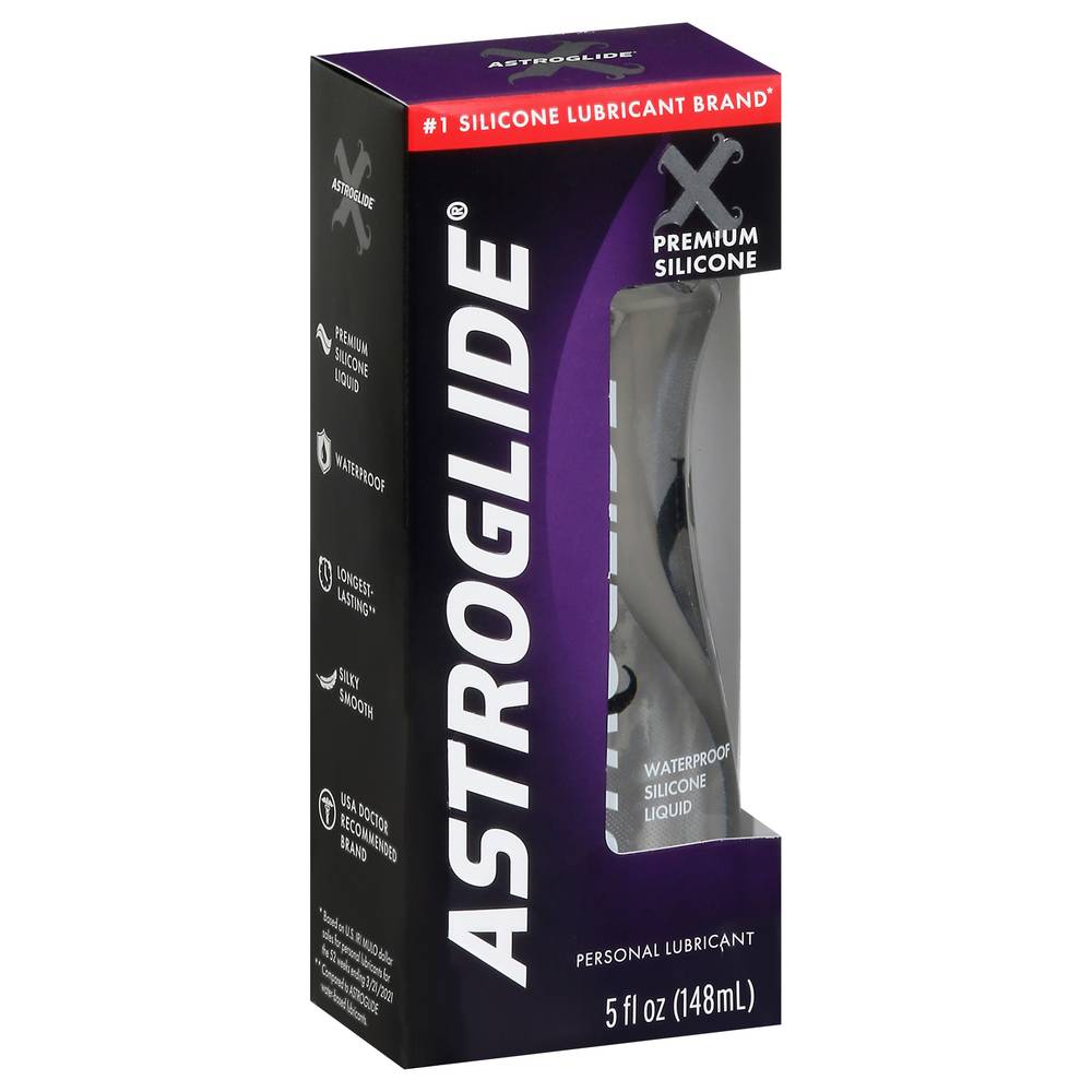 Astroglide X Premium Waterproof Silicone Personal Lubricant (5 fl oz)