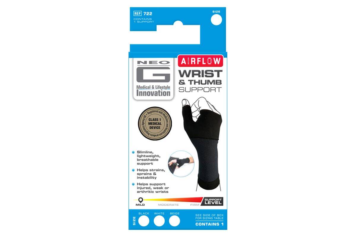 Neo G Airflow Wrist & Thumb Support - Medium