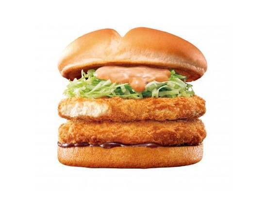 【単品】��ダブルチキンカツバーガー Double Chicken Cutlet Burger