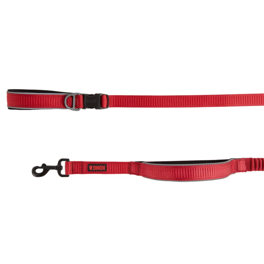 Kong Shock Absorbing Hands-Free Dog Leash (6 ft/red)