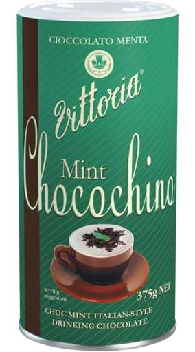 Vittoria Coffee Mint Chocochino Vittoria Choc Mint Drinking Chocolate (375g)