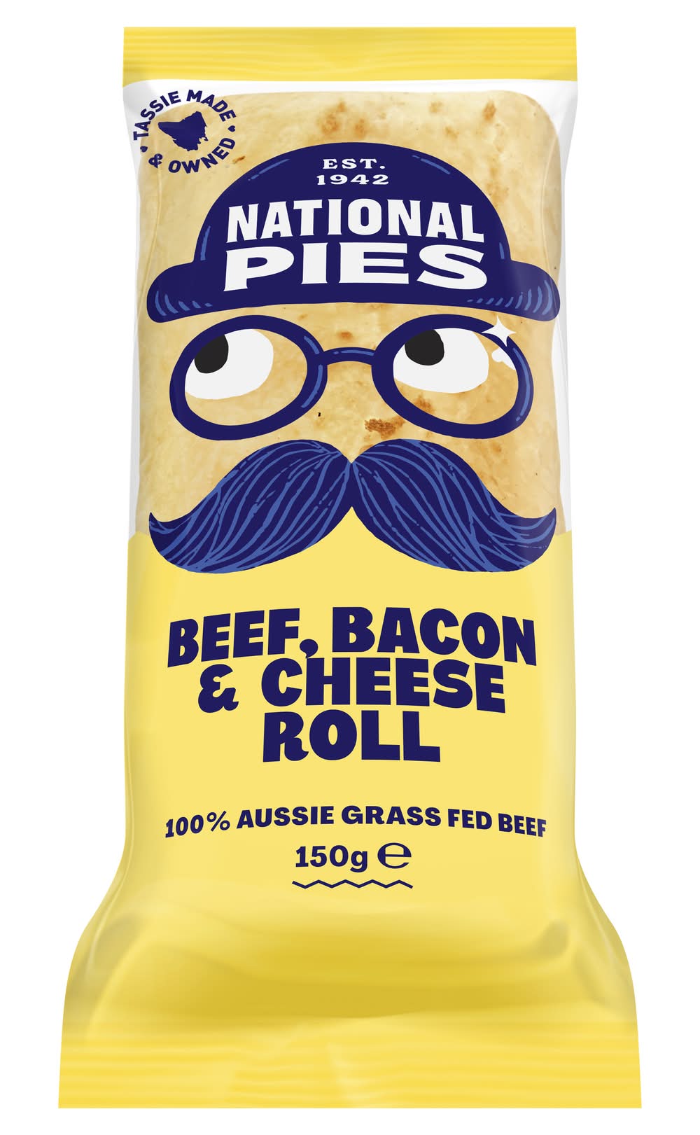 National Pies Beef Bacon & Cheese Roll (150g)