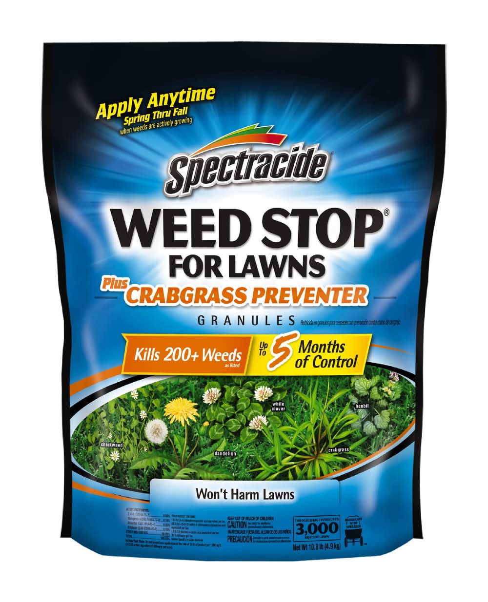 Spectracide Weed Stop Plus Crabgrass Preventer 10.0 -lb Pre-Emergent Lawn Weed Killer
