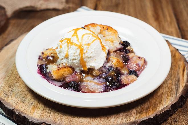 Blueberry Apple Cobbler