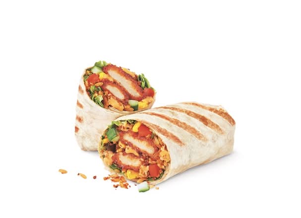 BBQ Chicken Loaded Wrap with Cheese