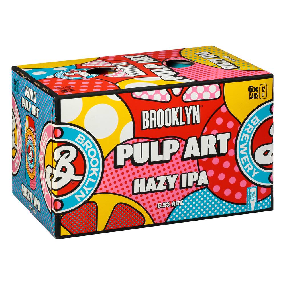 Brooklyn Gin Pulp Art Hazy Ipa Beer (6 x 12 oz)