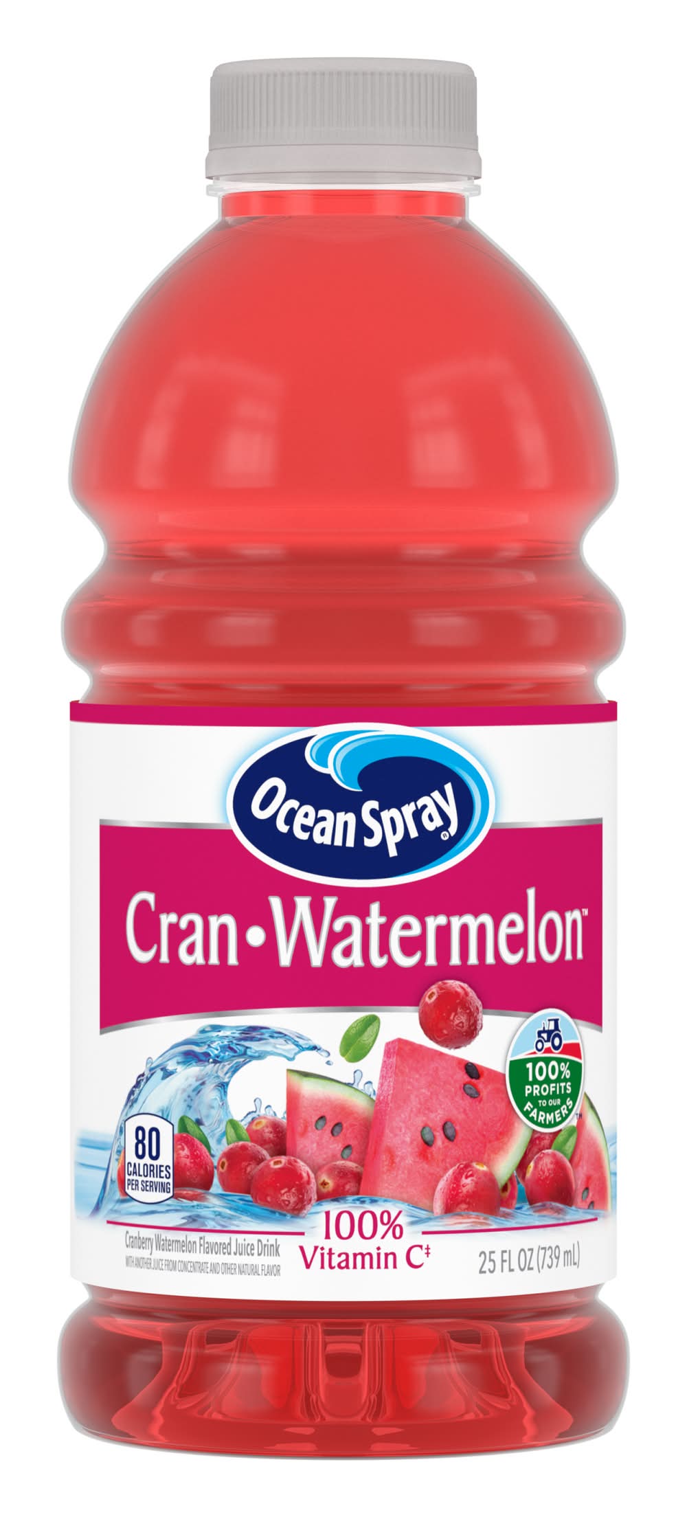 Ocean Spray 100% Juice, Cran-Watermelon (25 fl oz)