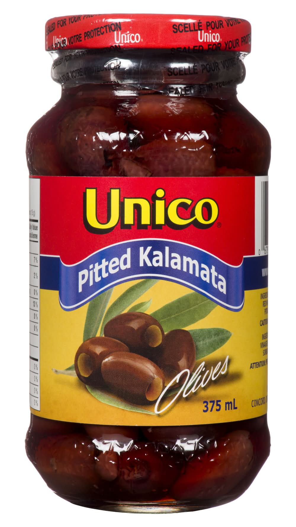 Unico Pitted Kalamata Olives (375 ml)