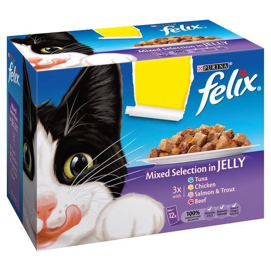 Felix Mixed In Jelly Â£3.75 4 * 12x100 gms