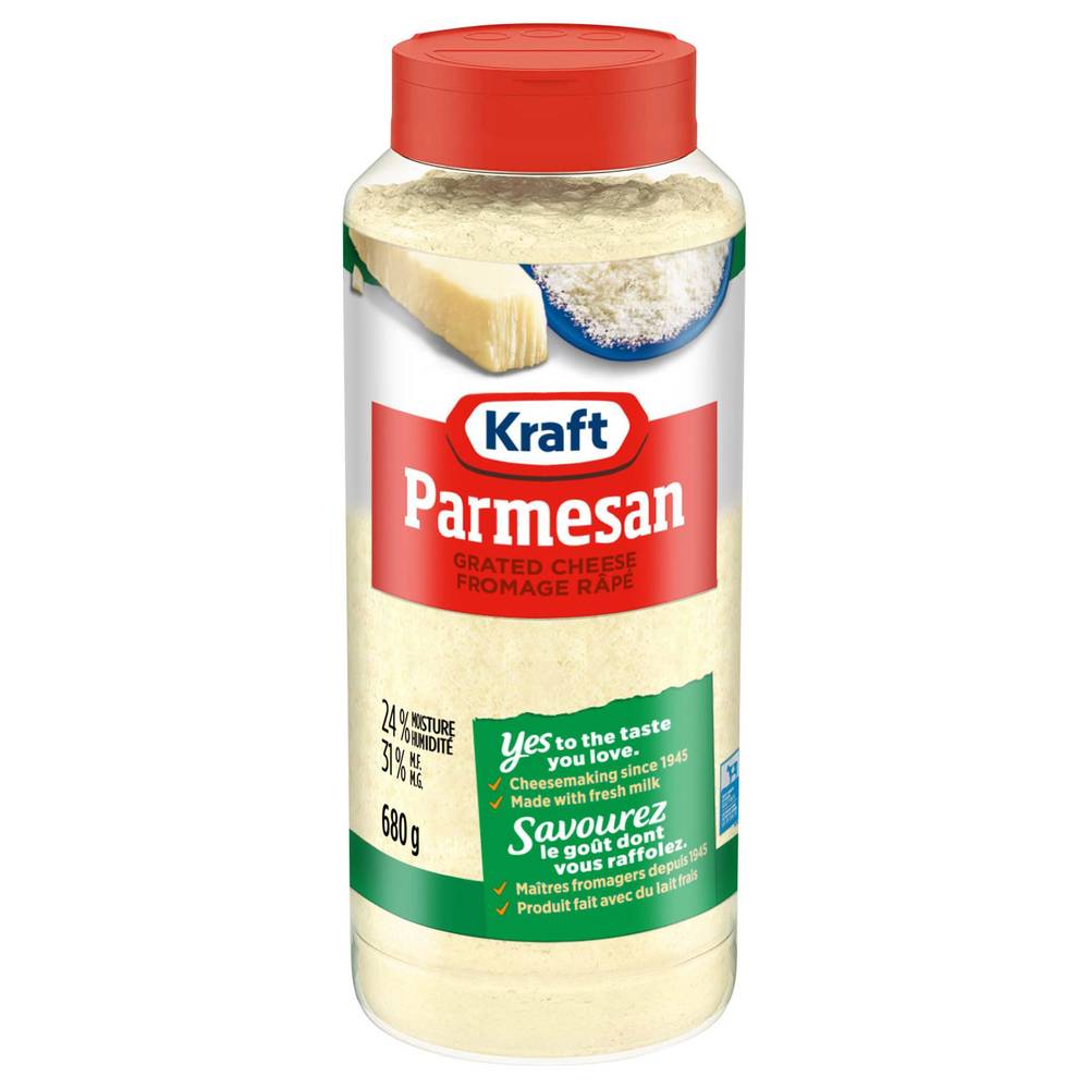 Kraft - Fromage 100 % Parmesan Râpé, 680 G