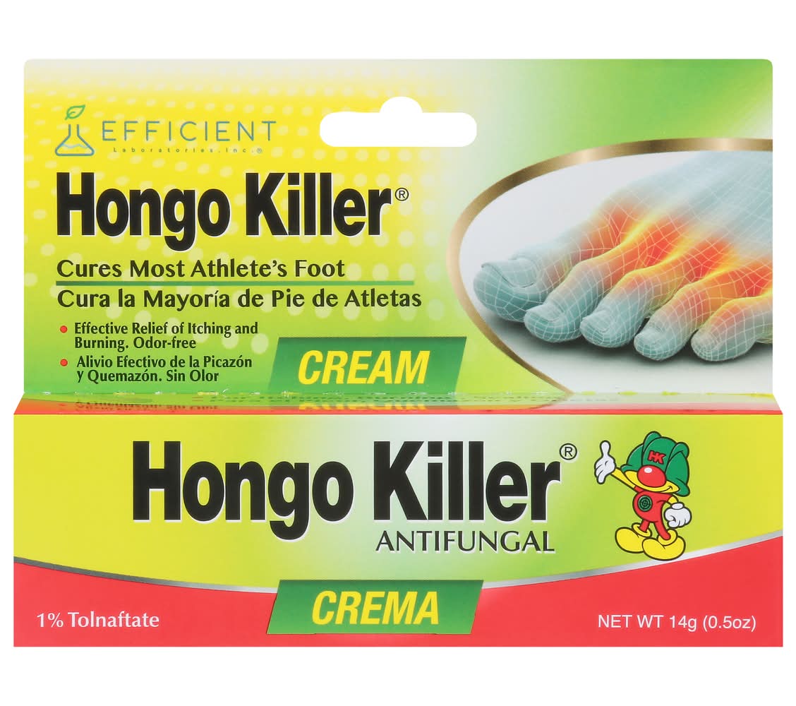 Hongo Killer Athlete's Foot Antifungal Cream (0.5 oz)