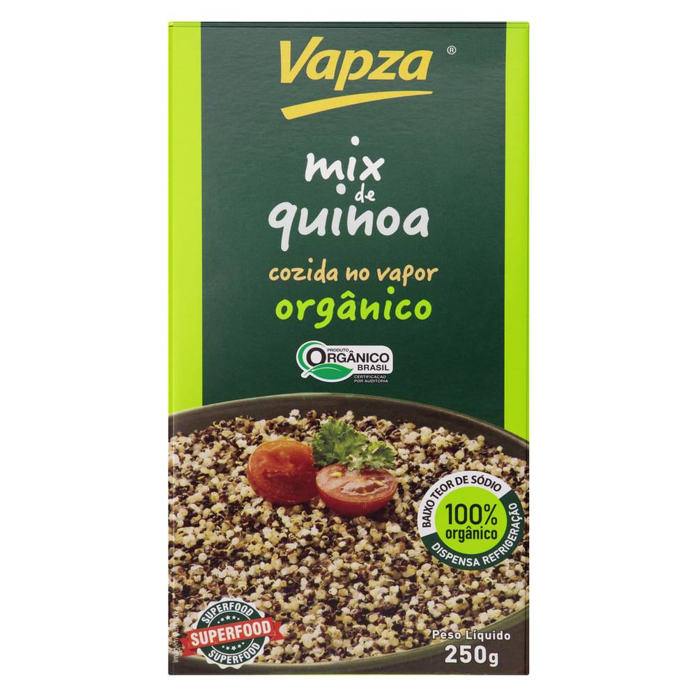 Vapza mix de quinoa orgânica cozida no vapor (250 g)
