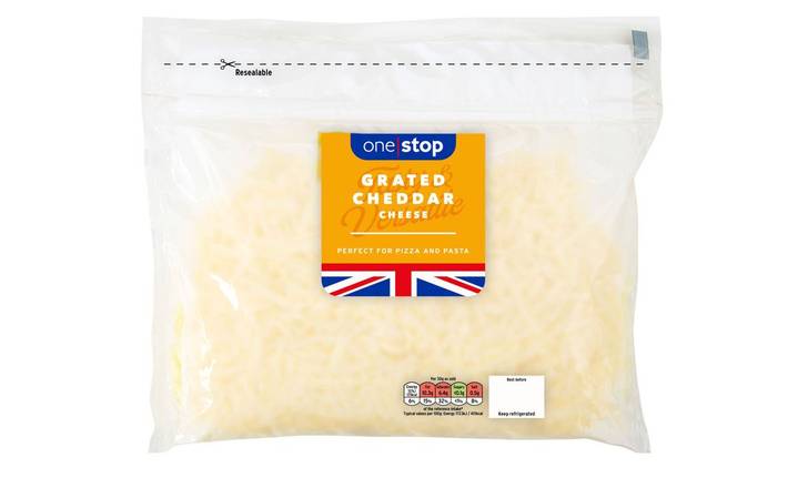 One Stop Grated Mild Cheddar 250g (404851)
