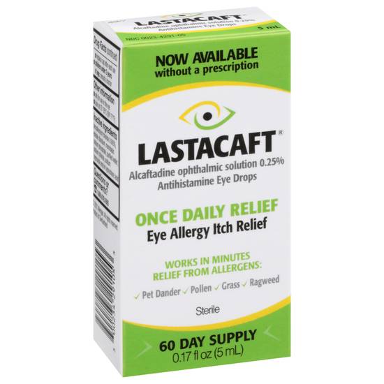 Lastacaft Eye Allergy Itch Relief Drops