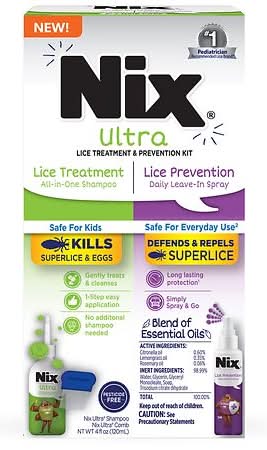 Nix Ultra Lice Treatment & Prevention Kit (10 fl oz)