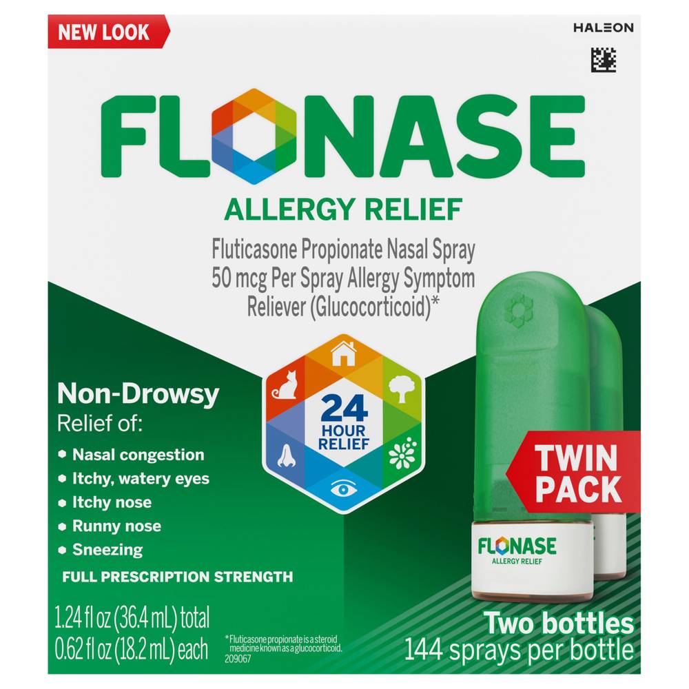 Flonase Allergy Relief Metered Sprays (2 x 0.6 fl oz)