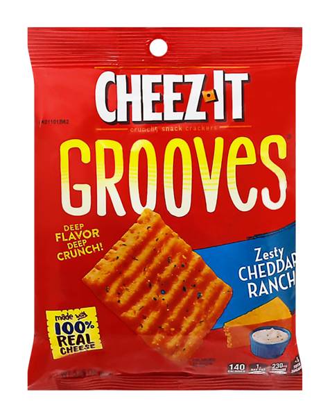 Cheez-It Grooves Crunchy Snack Crackers 3.25oz