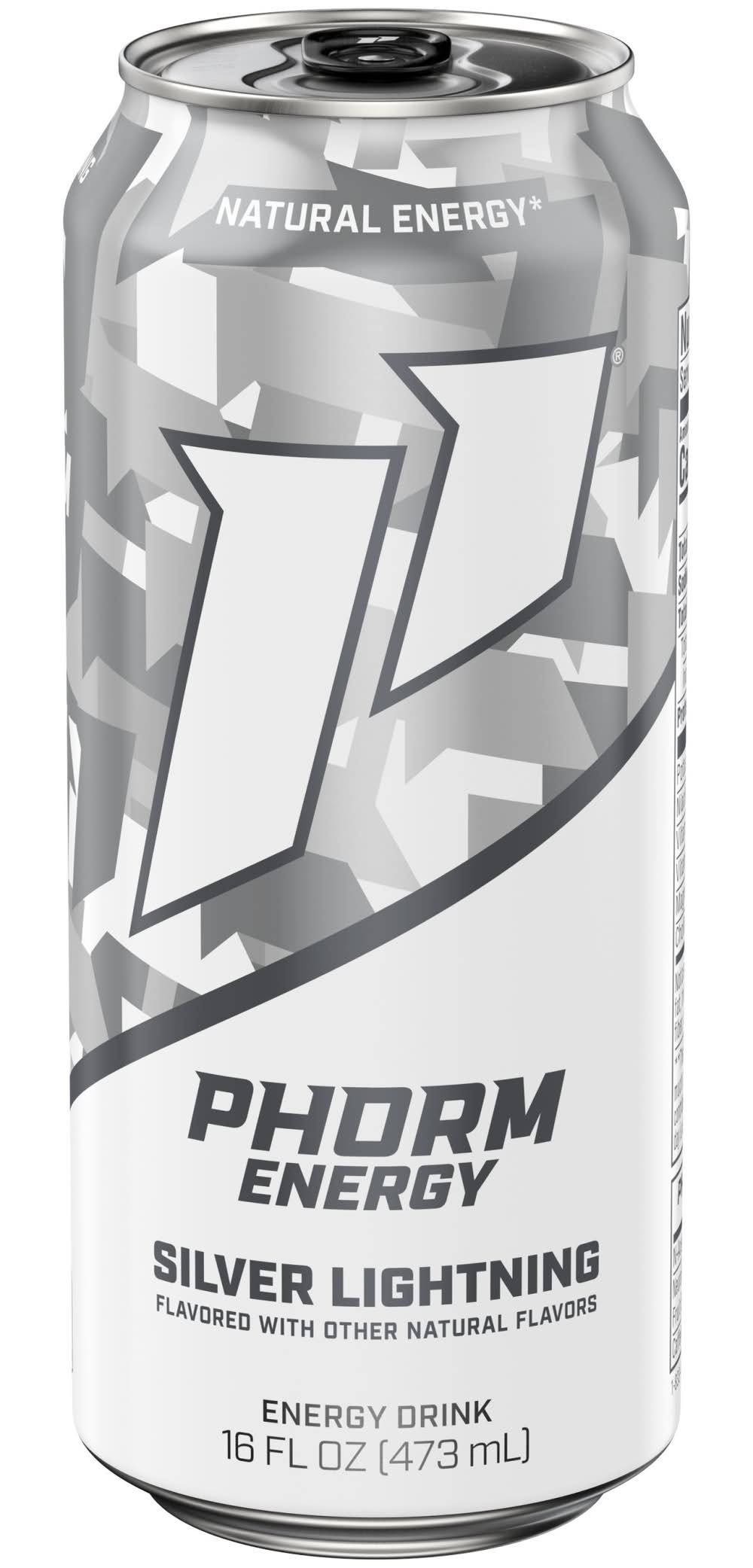 Phorm Energy Energy Drink, Silver Lightning (16 fl oz)