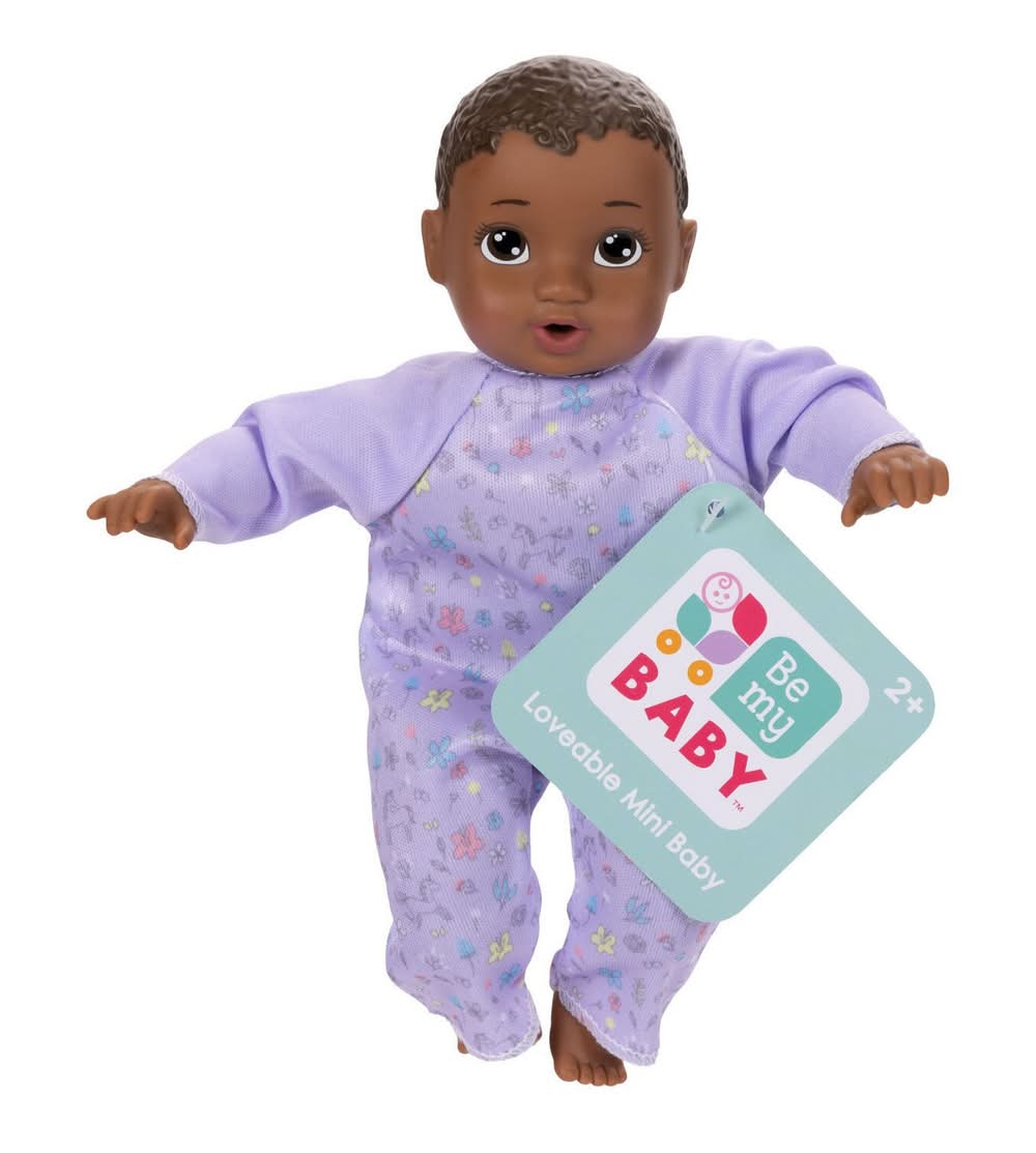 Be My Baby Loveable Mini Baby Doll, Assorted Styles, 8 In