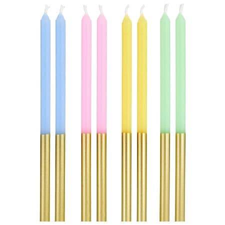 Hallmark Tall Birthday Candles, Assorted (12 ct)