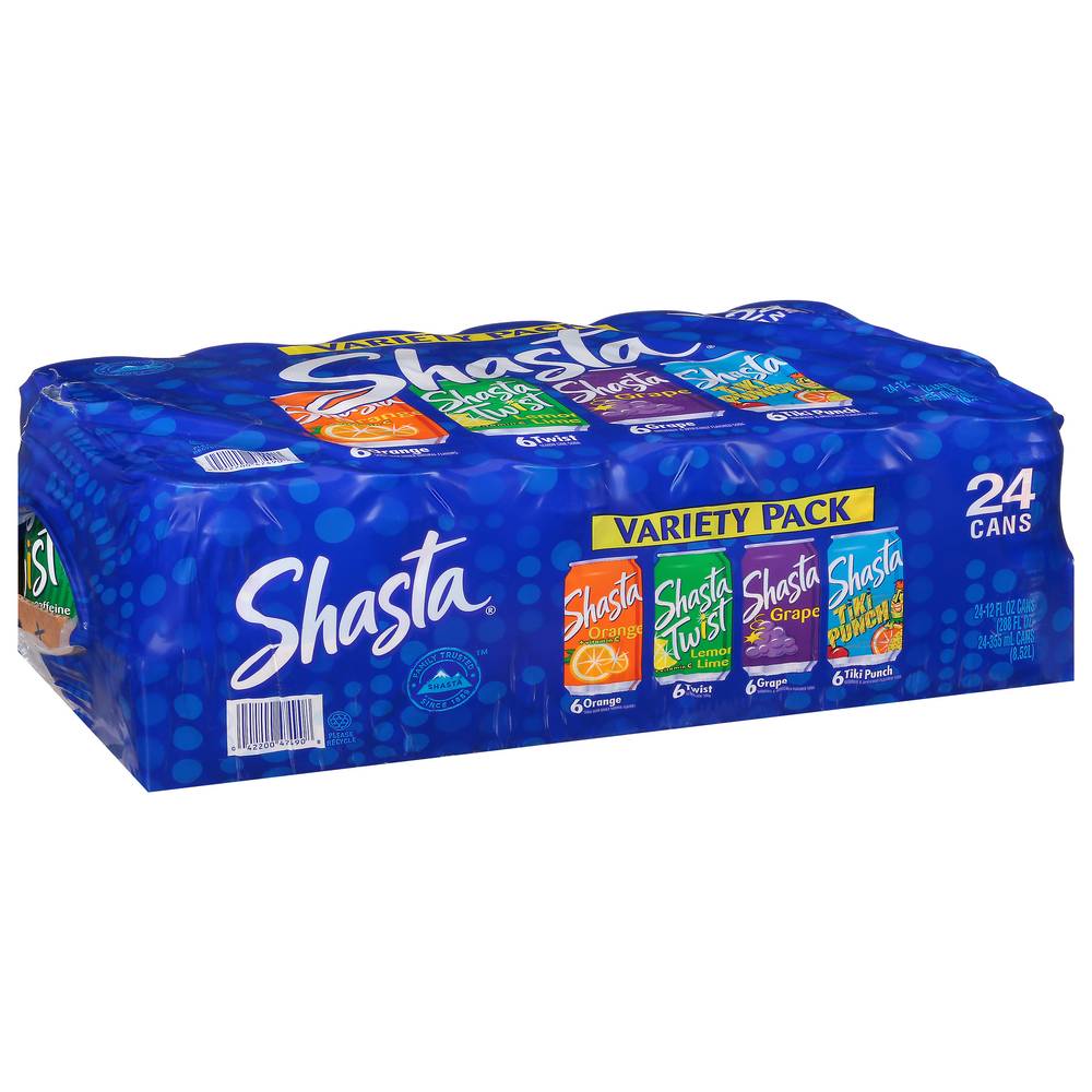 Shasta Variety pack Soda (24 ct - 12 fl oz)