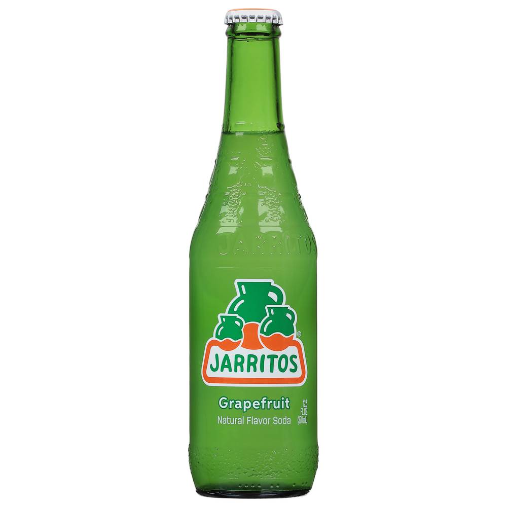 Jarritos Grapefruit Natural Flavor Soda With Real Suguar (12.5 fl oz)