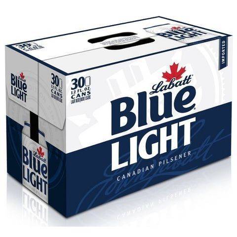 Labatt Blue Light 30 Pack 12oz Cans