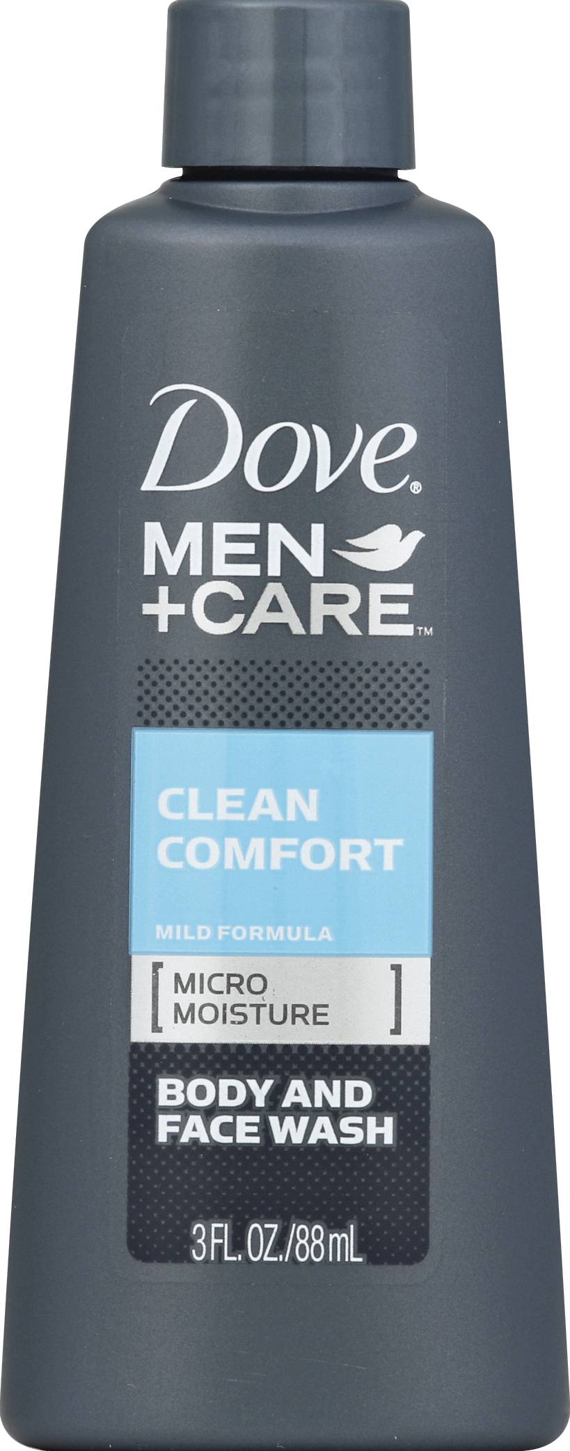 Dove Clean Comfort Mild Body & Face Wash (3 fl oz)