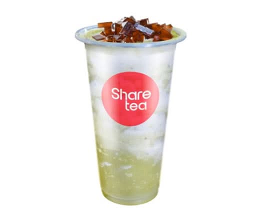 Large Matcha Tiramisu Smoothie with Coffee Jelly