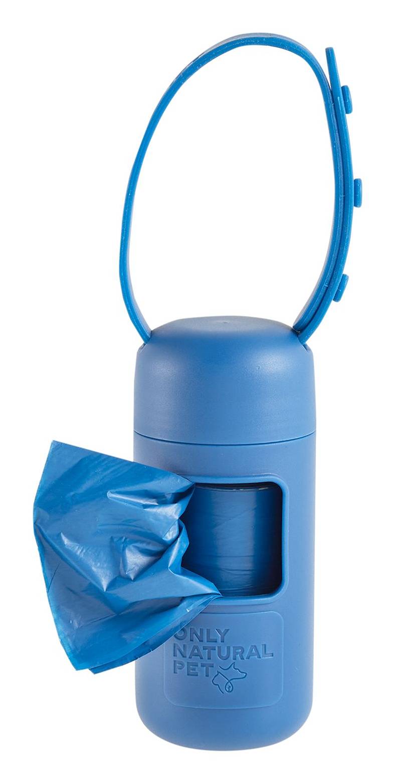Only Natural Pet Poop Bag Dispenser, 9"x13", Blue