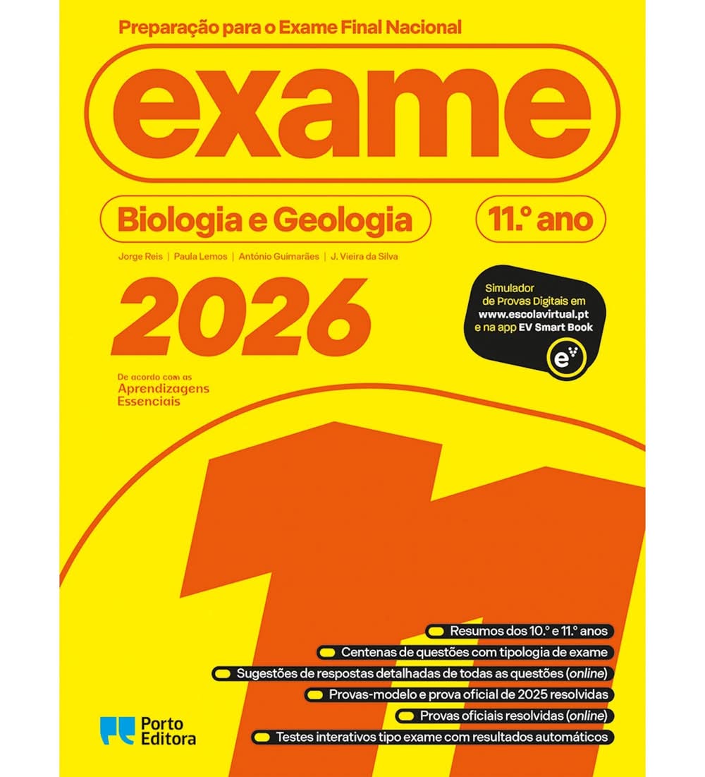 Preparação para o Exame Final Nacional 2026 - Biologia e Geologia - 11.º Ano