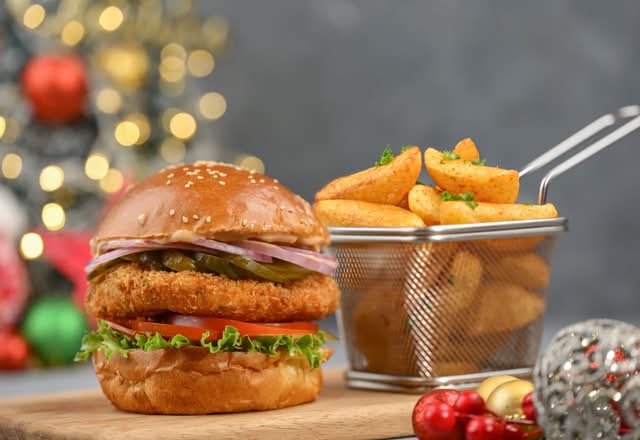 Zesty Crispy Chicken Burger